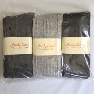 Lovely Annie Thigh-high Socks(3 pairs)